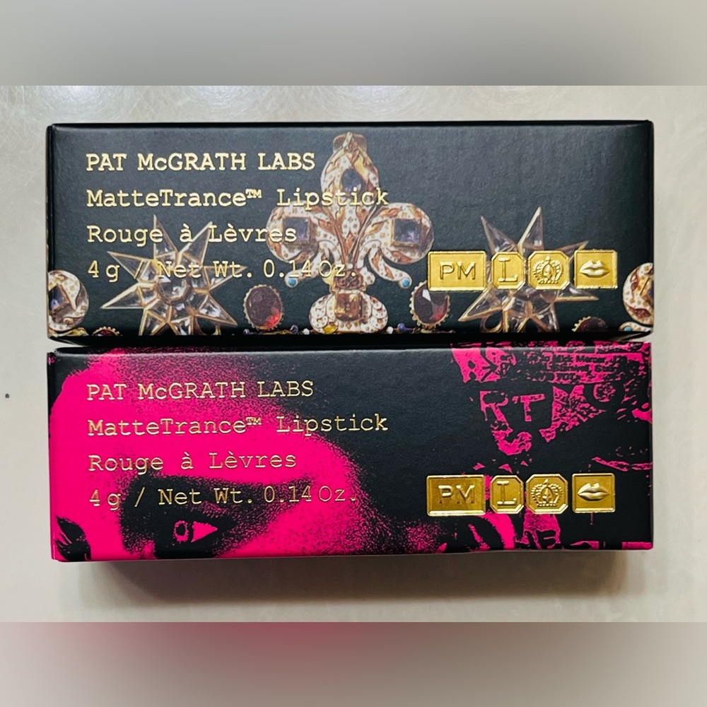 Pat McGrath MatteTrance Lipstick Lot Fever Dream (057) & Omi (107)